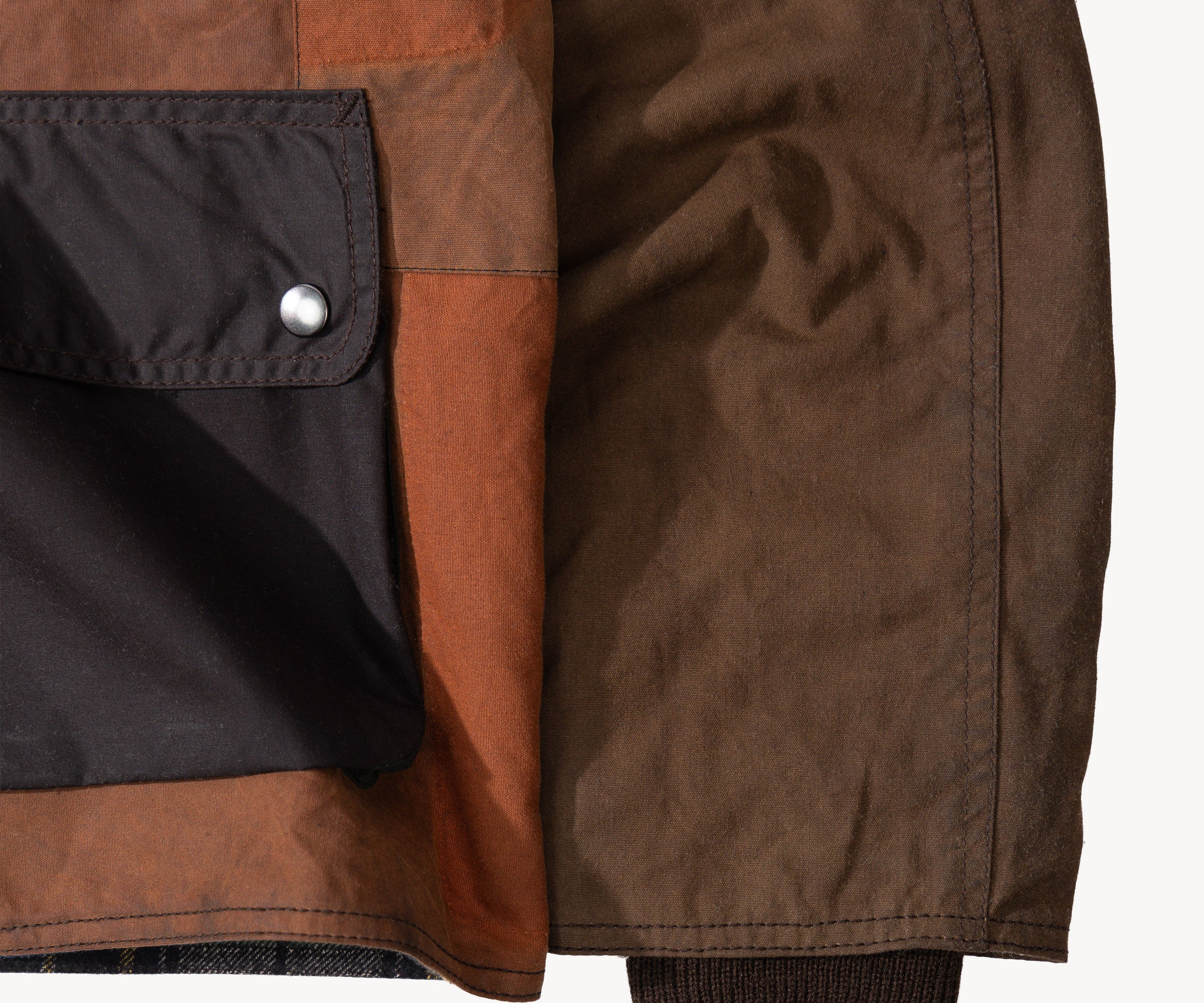 REWORK® KEEPER WAX JACKET - N° 021 Coats & Jackets MEDIUM / BROWN - BRUT Clothing US