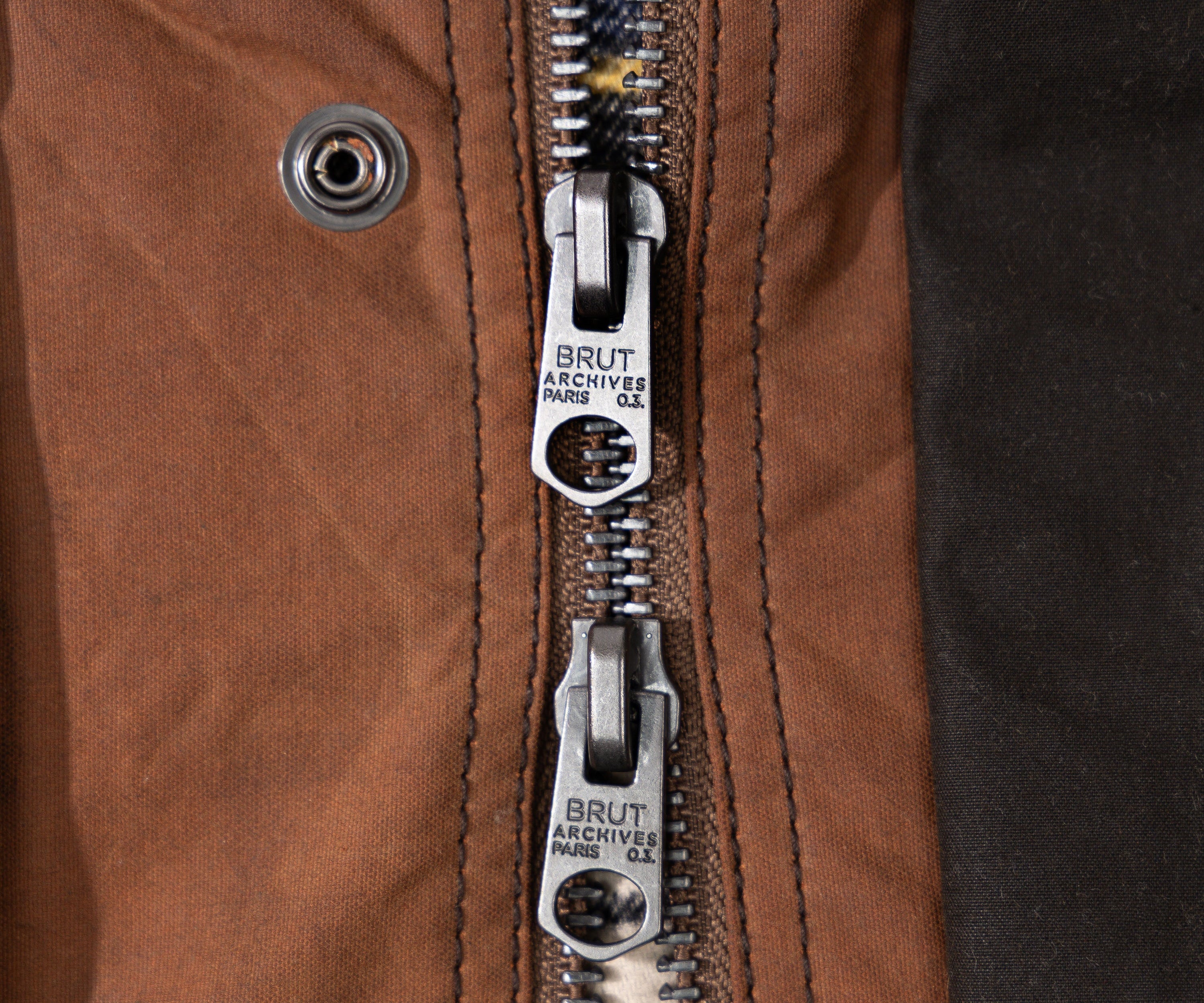 REWORK® KEEPER WAX JACKET - N° 021 Coats & Jackets MEDIUM / BROWN - BRUT Clothing US