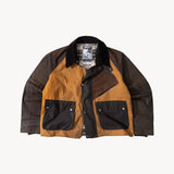 REWORK® KEEPER WAX JACKET - N° 022 Coats & Jackets MEDIUM / BROWN - BRUT Clothing US
