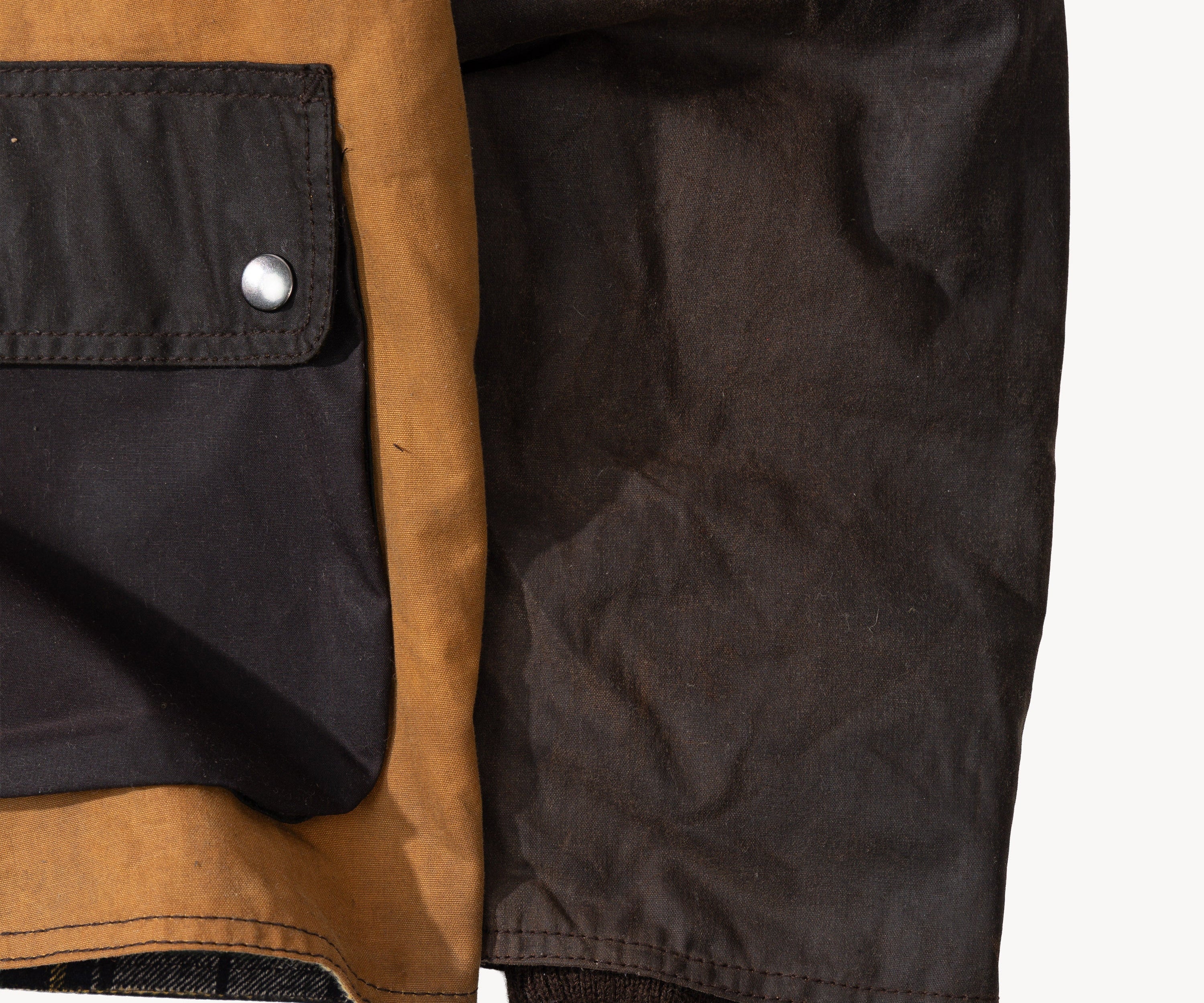 REWORK® KEEPER WAX JACKET - N° 022 Coats & Jackets MEDIUM / BROWN - BRUT Clothing US