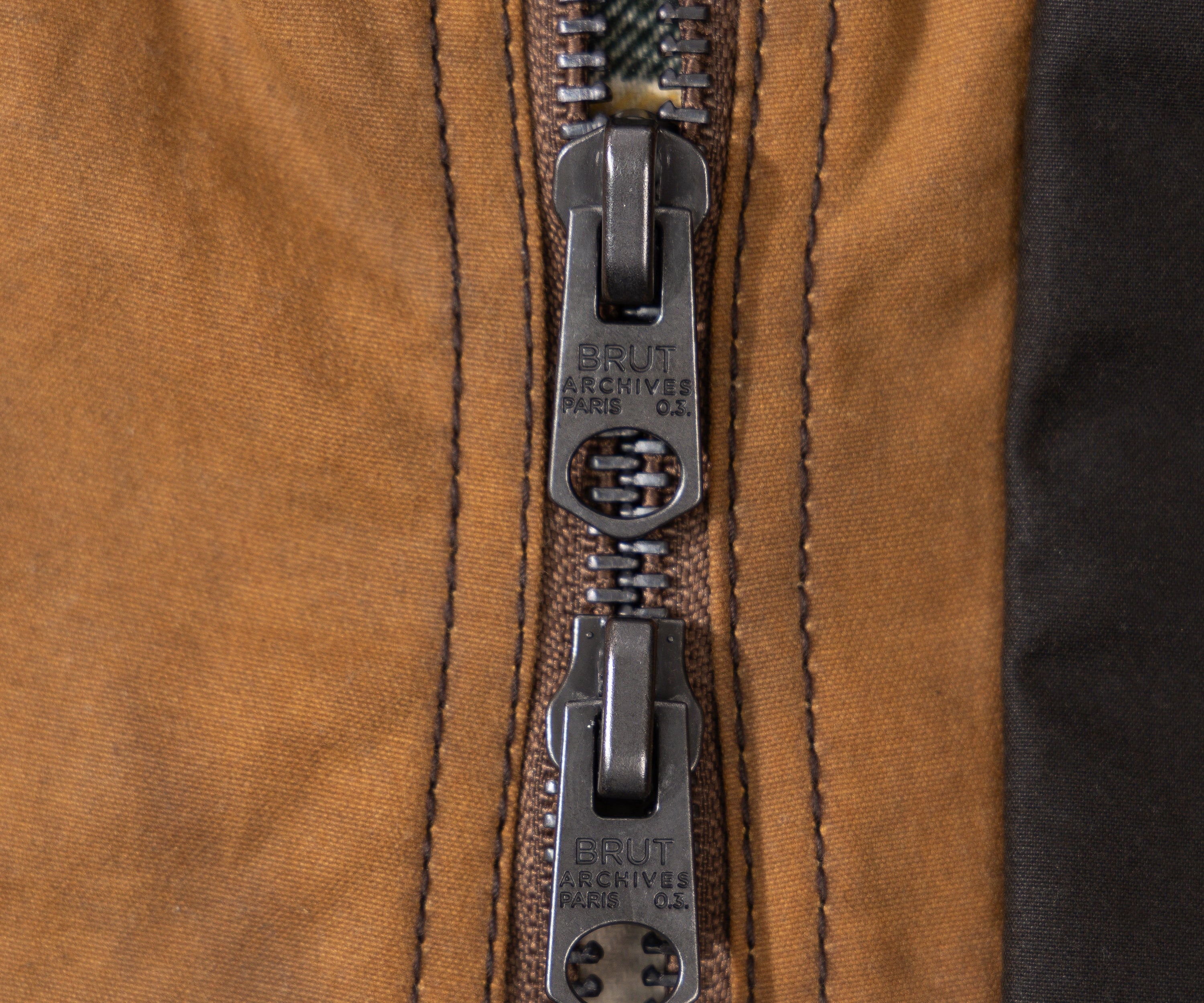 REWORK® KEEPER WAX JACKET - N° 022 Coats & Jackets MEDIUM / BROWN - BRUT Clothing US