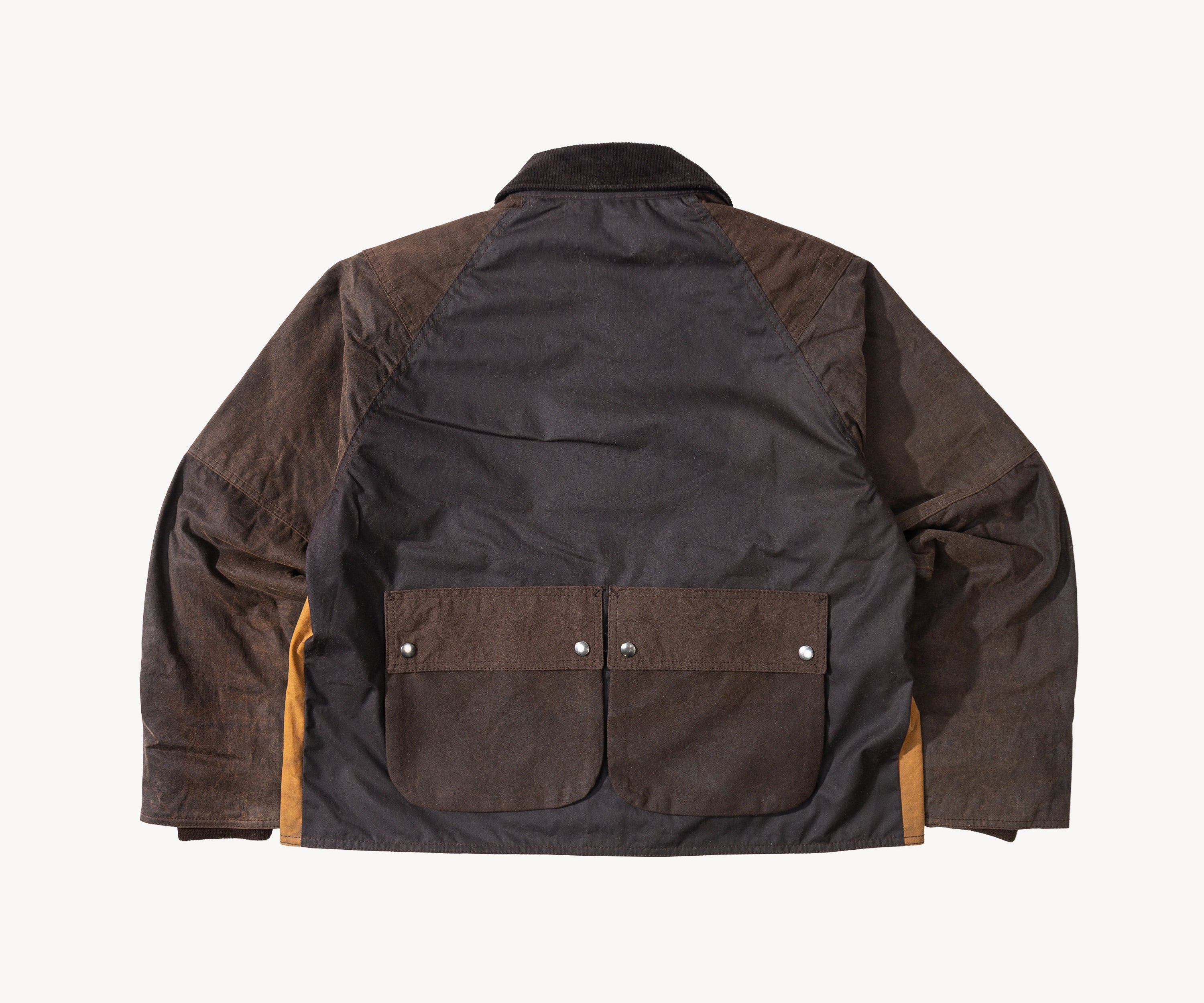 REWORK® KEEPER WAX JACKET - N° 022 Coats & Jackets MEDIUM / BROWN - BRUT Clothing US