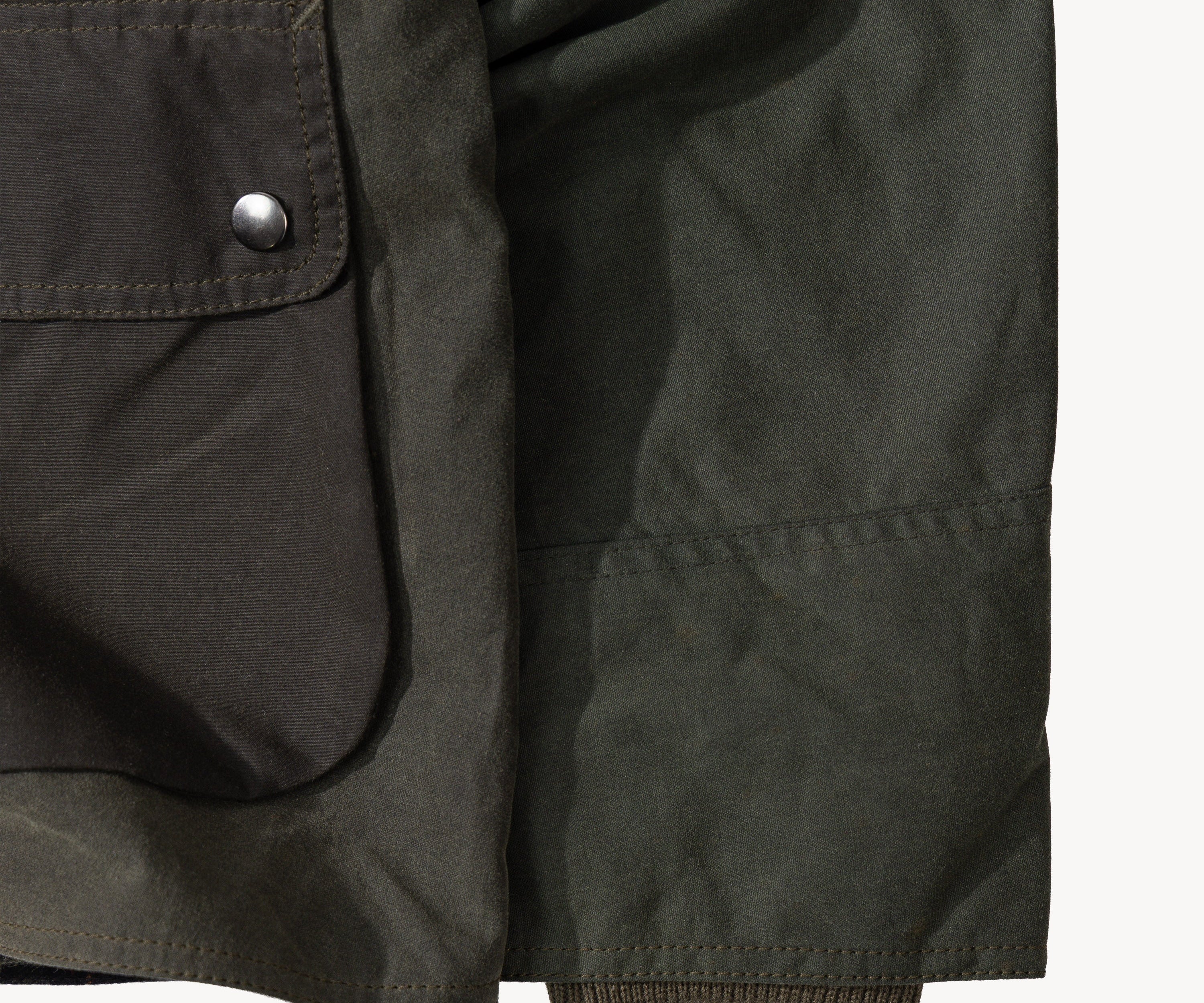REWORK® KEEPER WAX JACKET - N° 027 Coats & Jackets MEDIUM / GREEN - BRUT Clothing US
