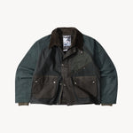 REWORK® KEEPER WAX JACKET - N° 028 Coats & Jackets MEDIUM / GREEN - BRUT Clothing US