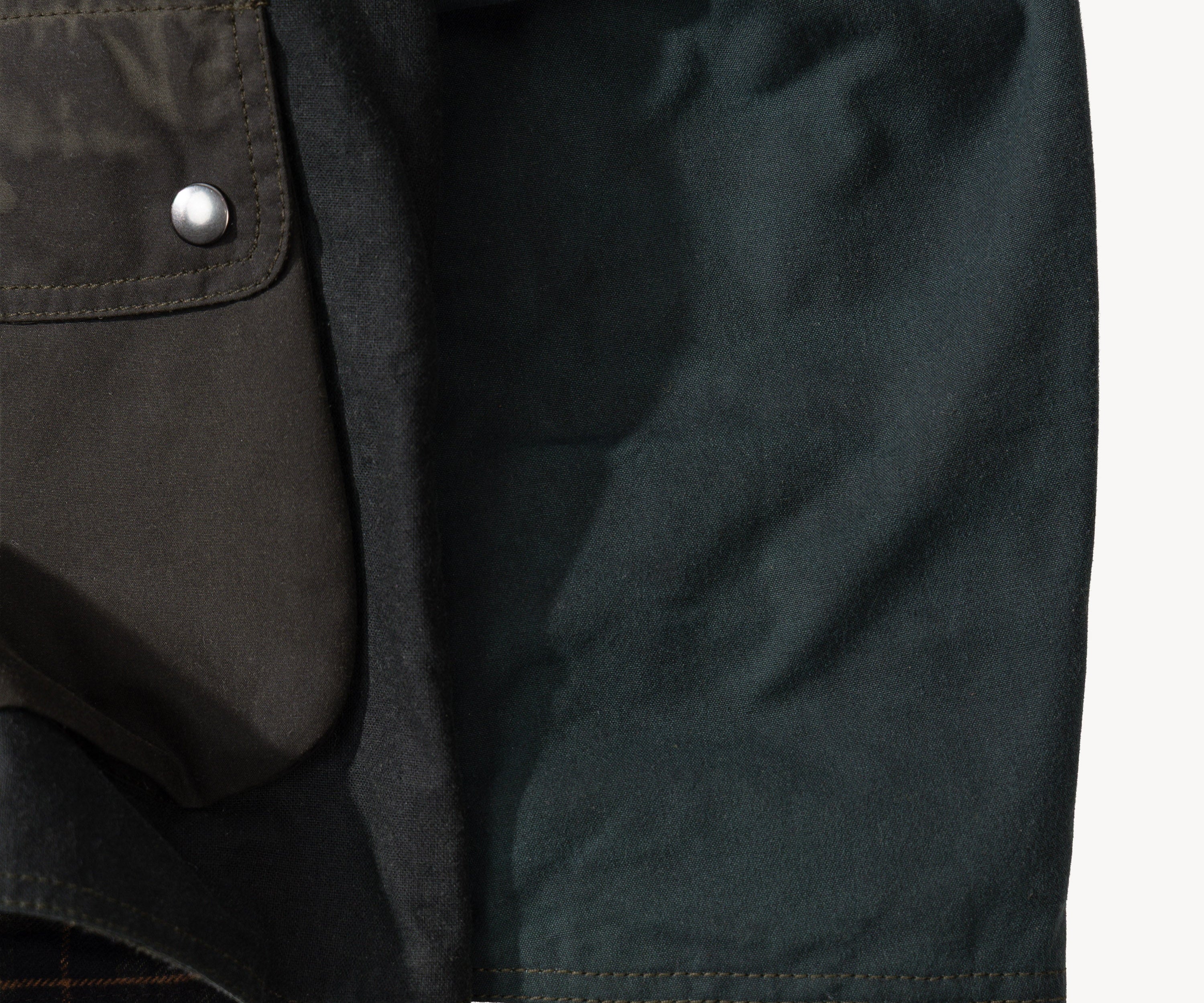 REWORK® KEEPER WAX JACKET - N° 028 Coats & Jackets MEDIUM / GREEN - BRUT Clothing US