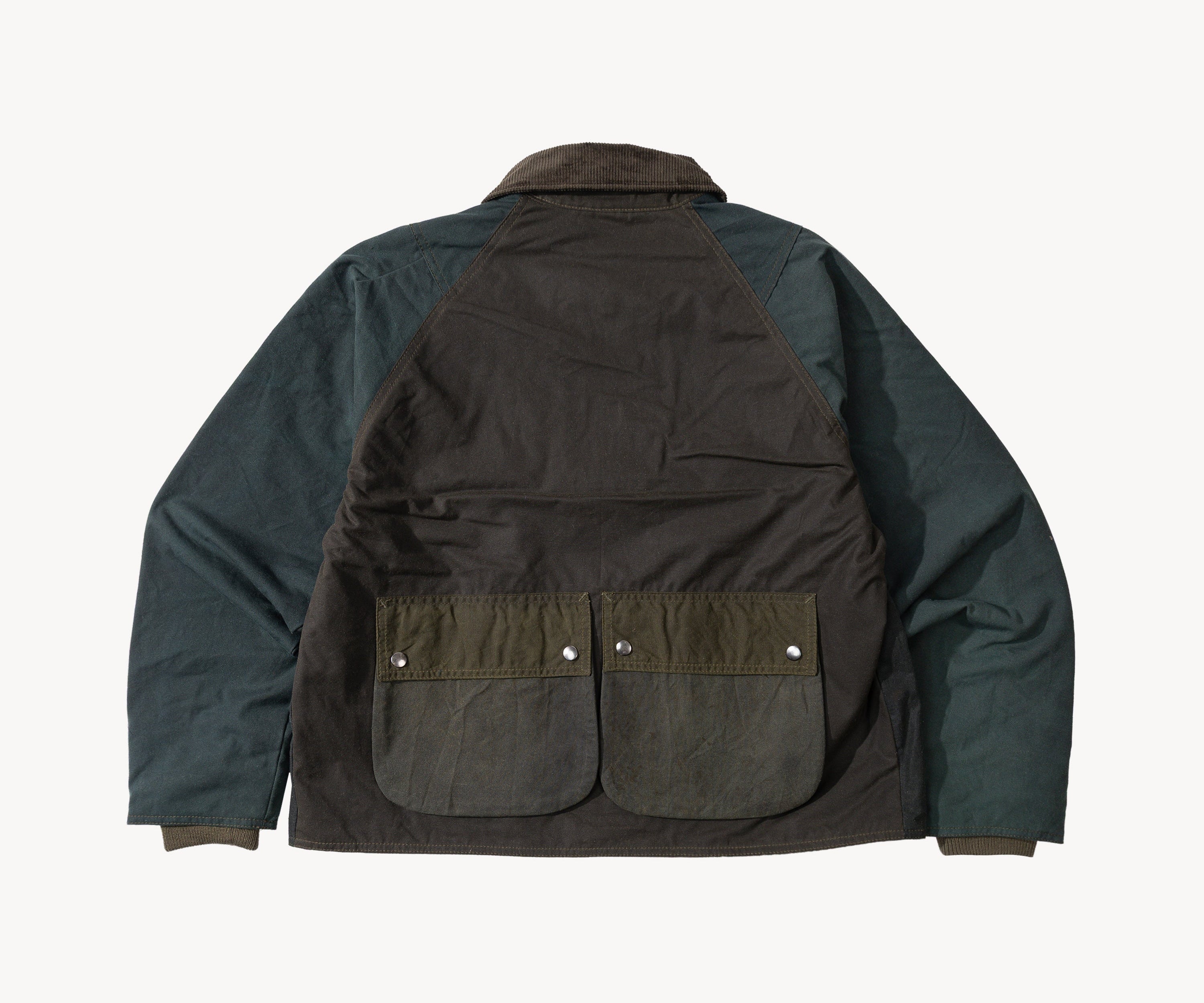 REWORK® KEEPER WAX JACKET - N° 028 Coats & Jackets MEDIUM / GREEN - BRUT Clothing US