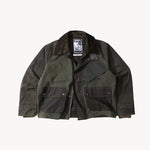 REWORK® KEEPER WAX JACKET - N° 029 Coats & Jackets MEDIUM / GREEN - BRUT Clothing US