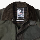 REWORK® KEEPER WAX JACKET - N° 029 Coats & Jackets MEDIUM / GREEN - BRUT Clothing US