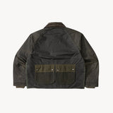 REWORK® KEEPER WAX JACKET - N° 029 Coats & Jackets MEDIUM / GREEN - BRUT Clothing US