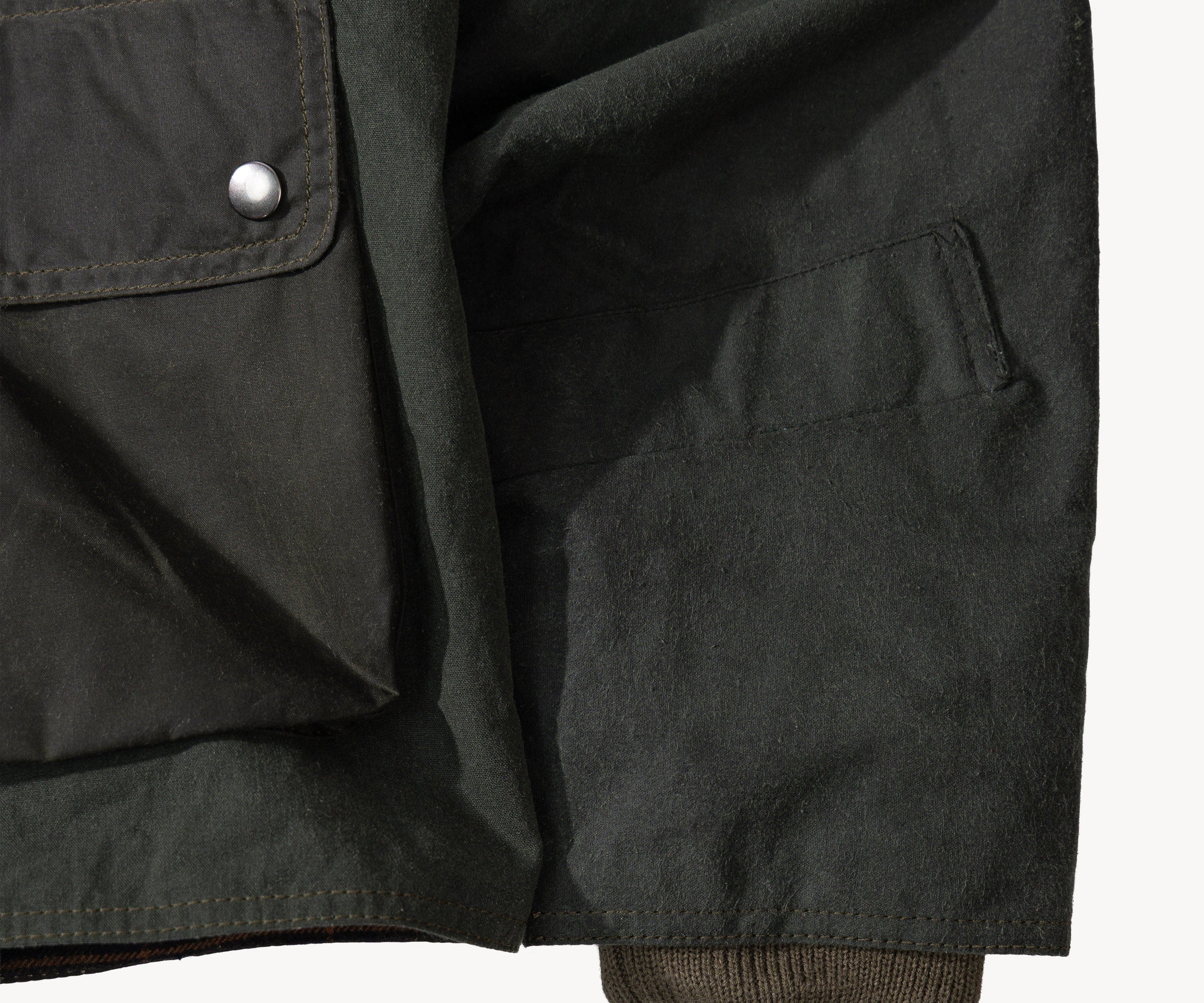 REWORK® KEEPER WAX JACKET - N° 030 Coats & Jackets MEDIUM / GREEN - BRUT Clothing US
