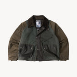 REWORK® KEEPER WAX JACKET - N° 032 Coats & Jackets MEDIUM / GREEN - BRUT Clothing US