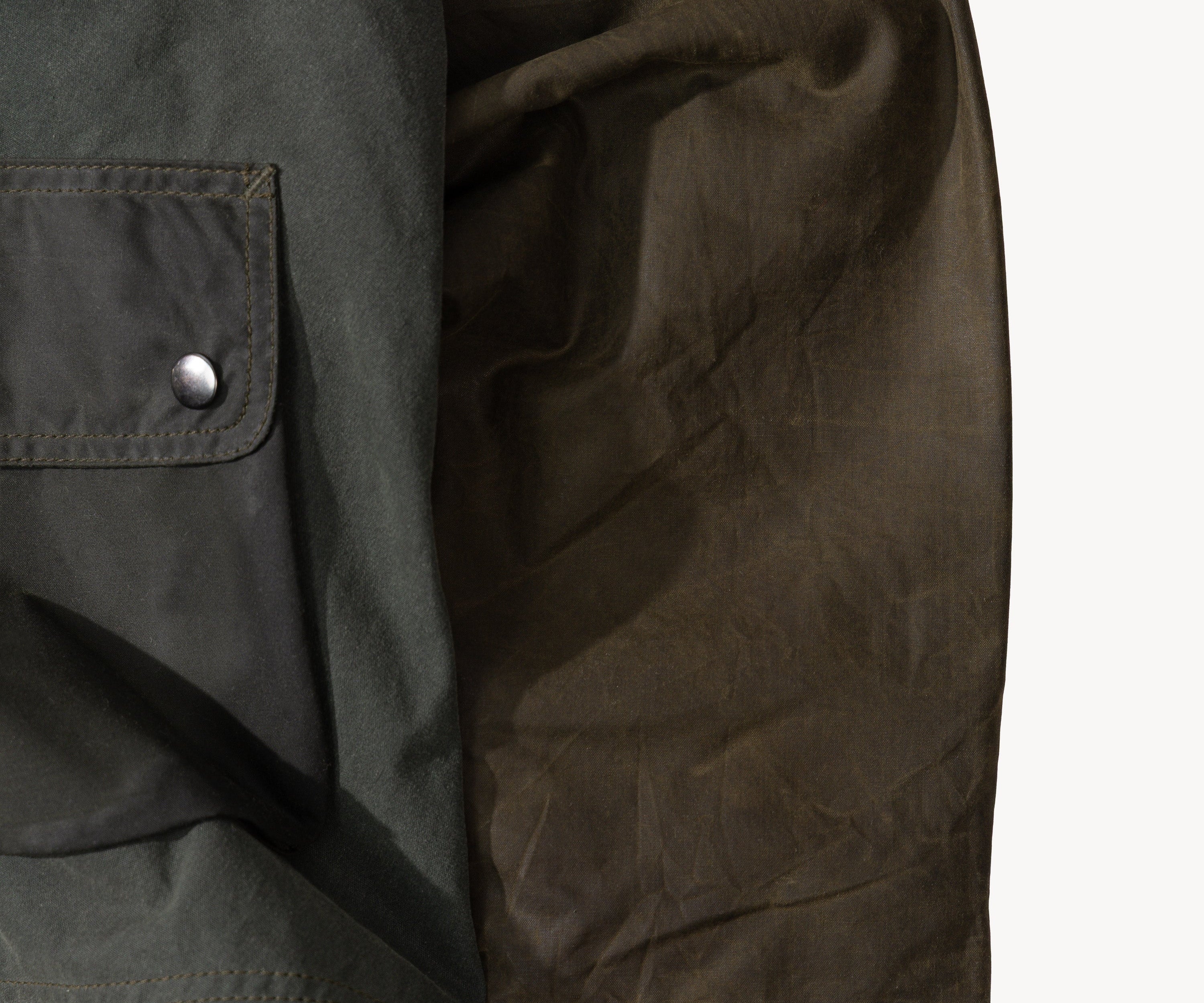 REWORK® KEEPER WAX JACKET - N° 032 Coats & Jackets MEDIUM / GREEN - BRUT Clothing US