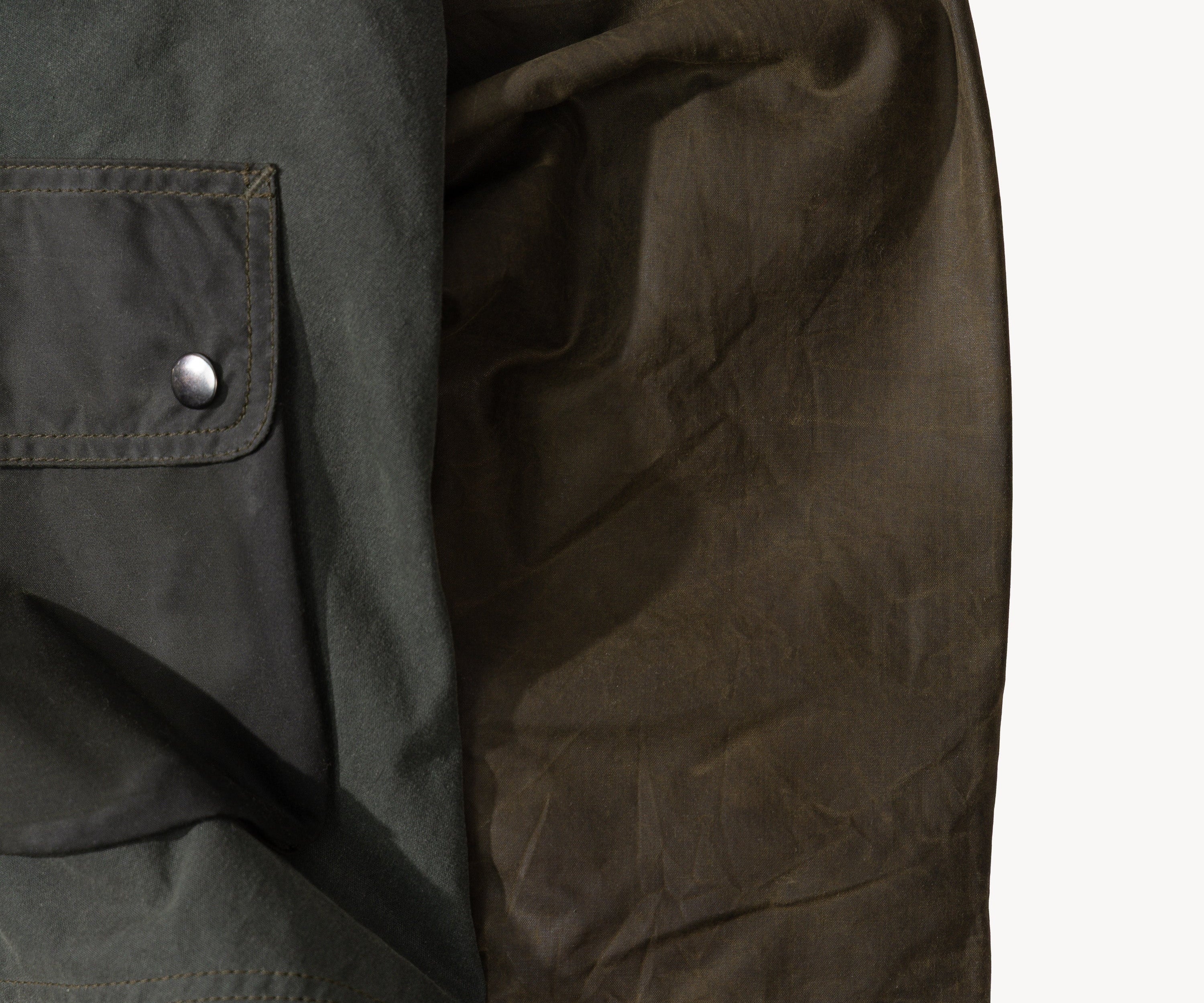 REWORK® KEEPER WAX JACKET - N° 032 Coats & Jackets MEDIUM / GREEN - BRUT Clothing US