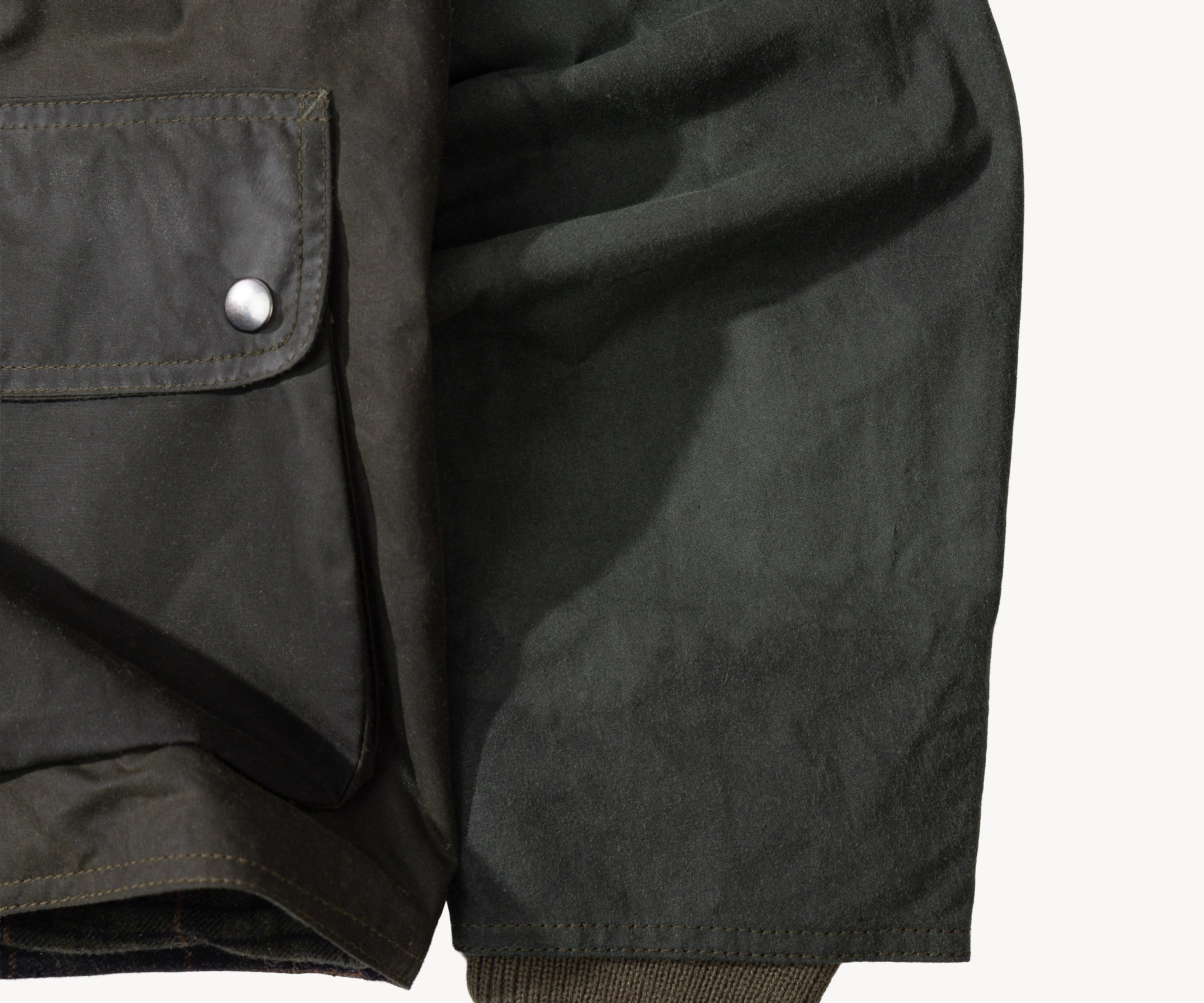 REWORK® KEEPER WAX JACKET - N° 033 Coats & Jackets MEDIUM / GREEN - BRUT Clothing US