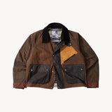 REWORK® KEEPER WAX JACKET - N° 003 Coats & Jackets SMALL / BROWN - BRUT Clothing US