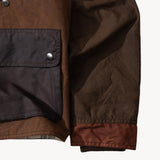 REWORK® KEEPER WAX JACKET - N° 003 Coats & Jackets SMALL / BROWN - BRUT Clothing US