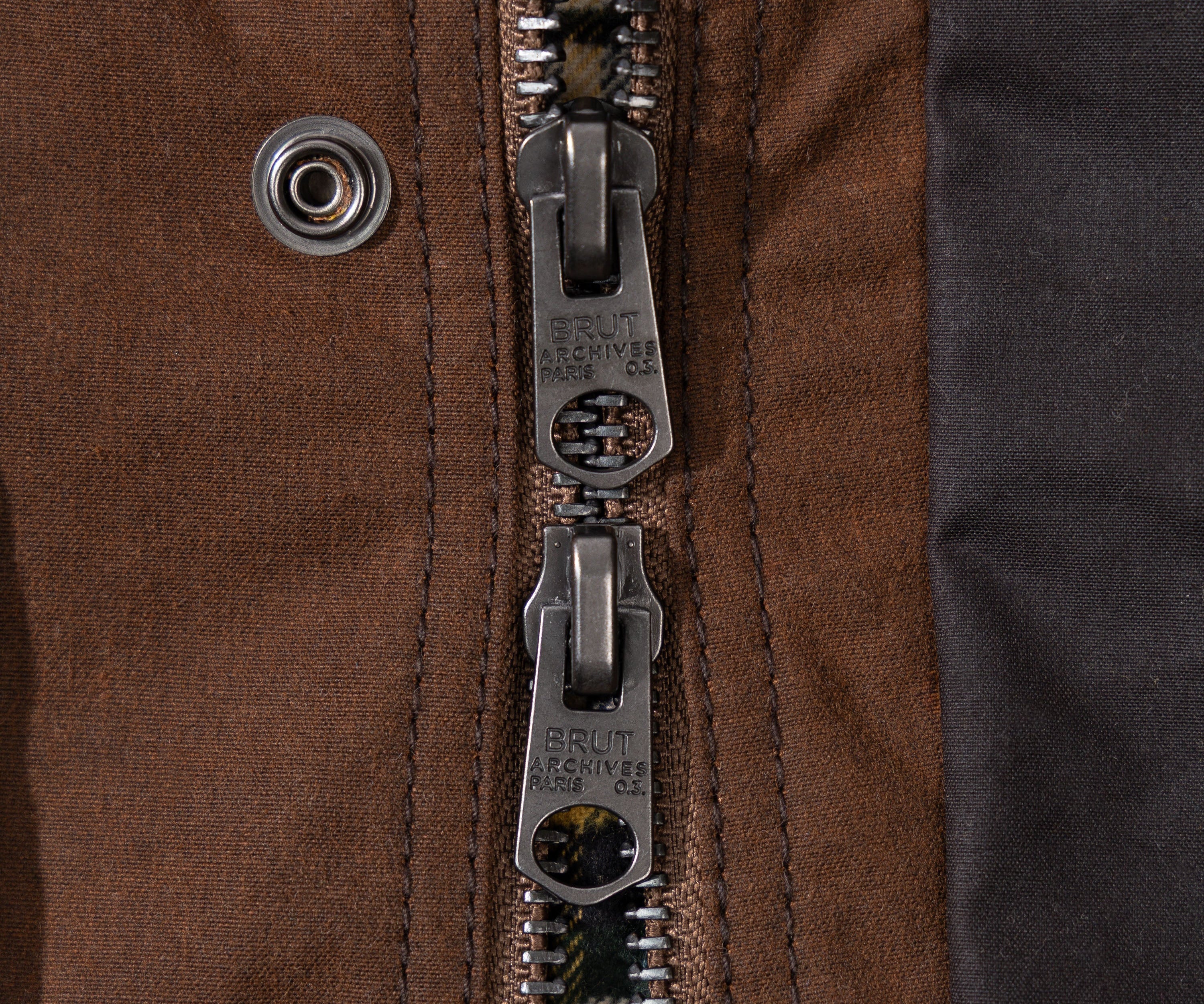 REWORK® KEEPER WAX JACKET - N° 003 Coats & Jackets SMALL / BROWN - BRUT Clothing US