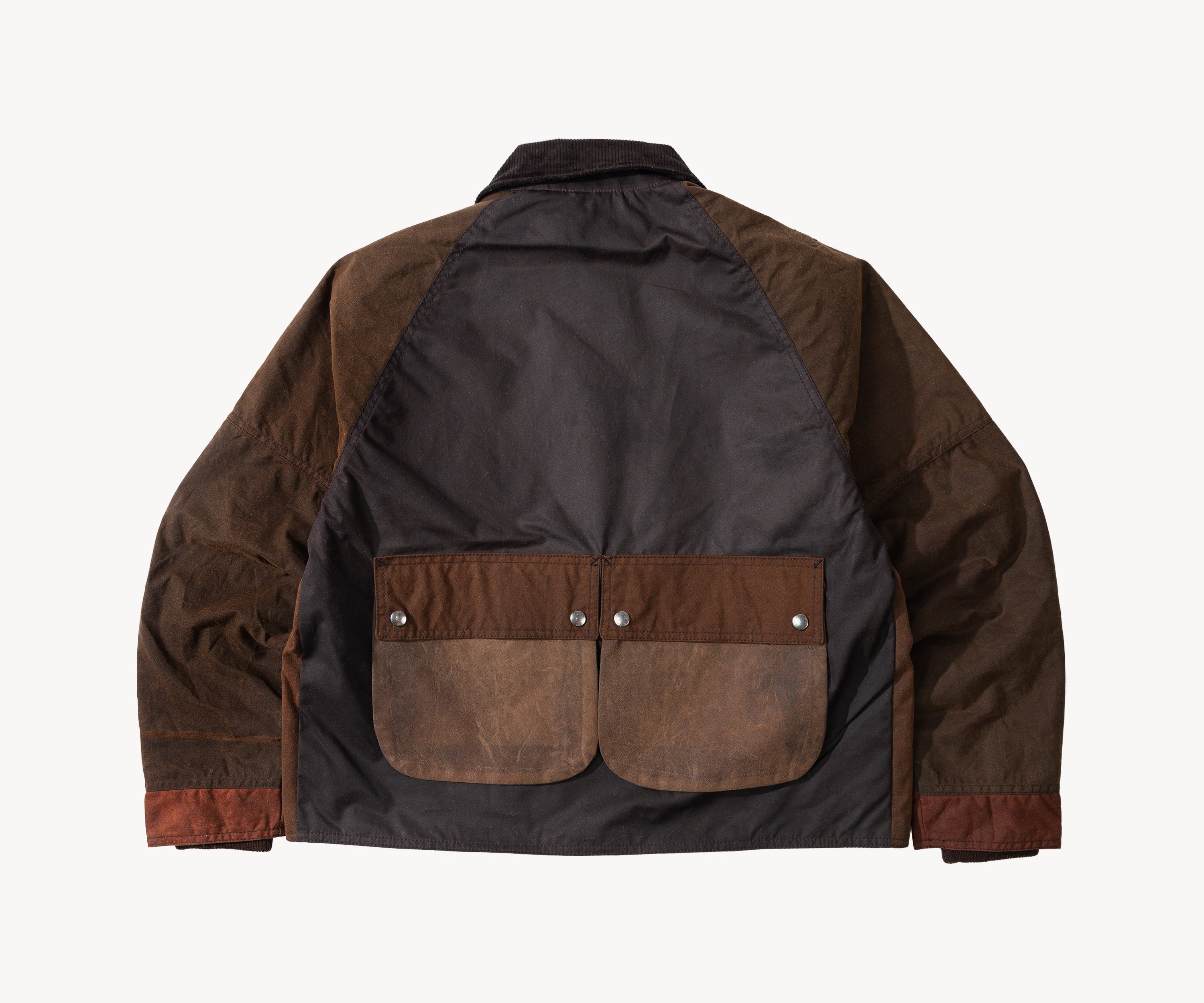 REWORK® KEEPER WAX JACKET - N° 003 Coats & Jackets SMALL / BROWN - BRUT Clothing US