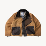 REWORK® KEEPER WAX JACKET - N° 004 Coats & Jackets SMALL / BROWN - BRUT Clothing US
