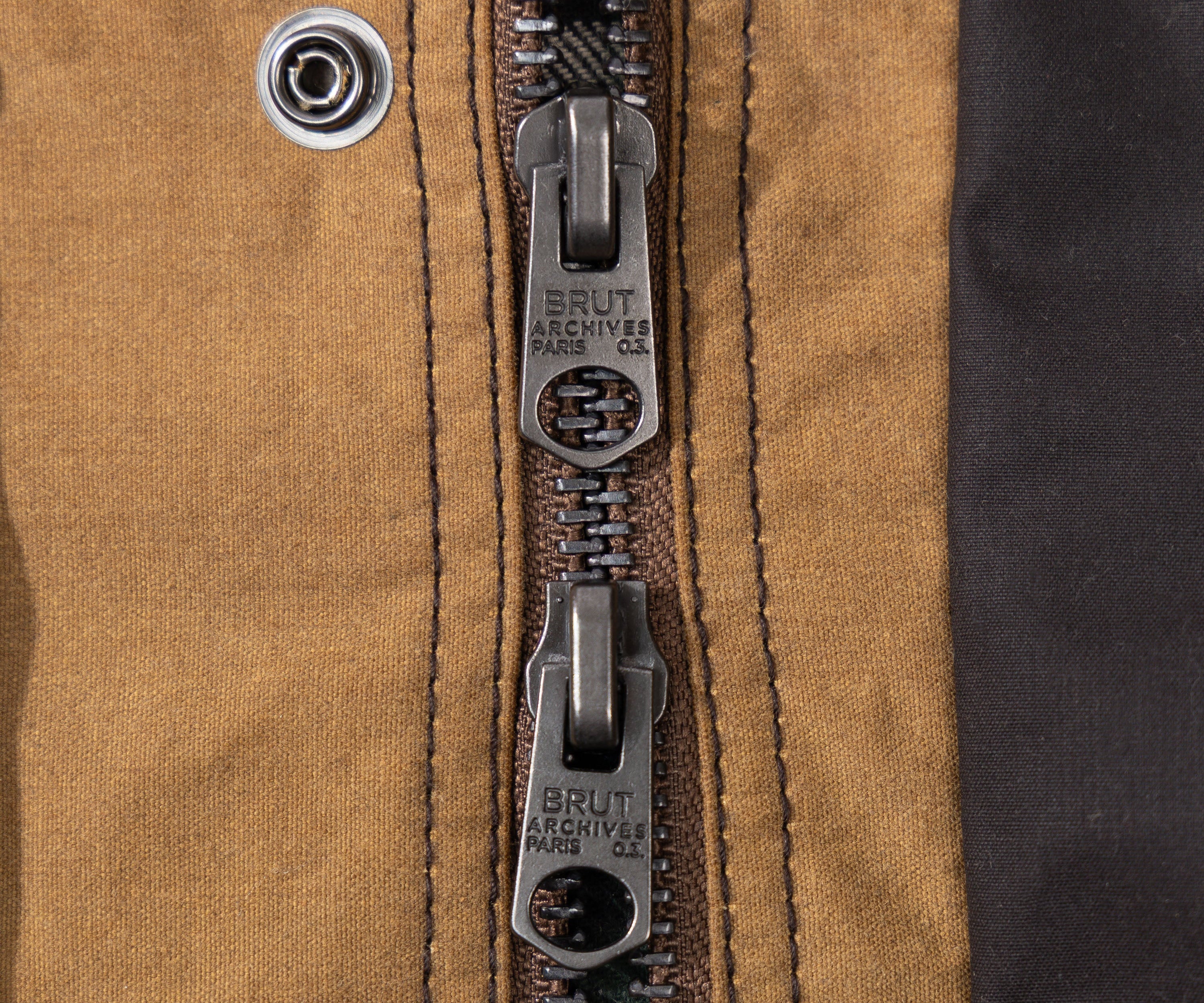 REWORK® KEEPER WAX JACKET - N° 004 Coats & Jackets SMALL / BROWN - BRUT Clothing US
