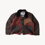 REWORK® KEEPER WAX JACKET - N° 005 Coats & Jackets SMALL / BROWN - BRUT Clothing US