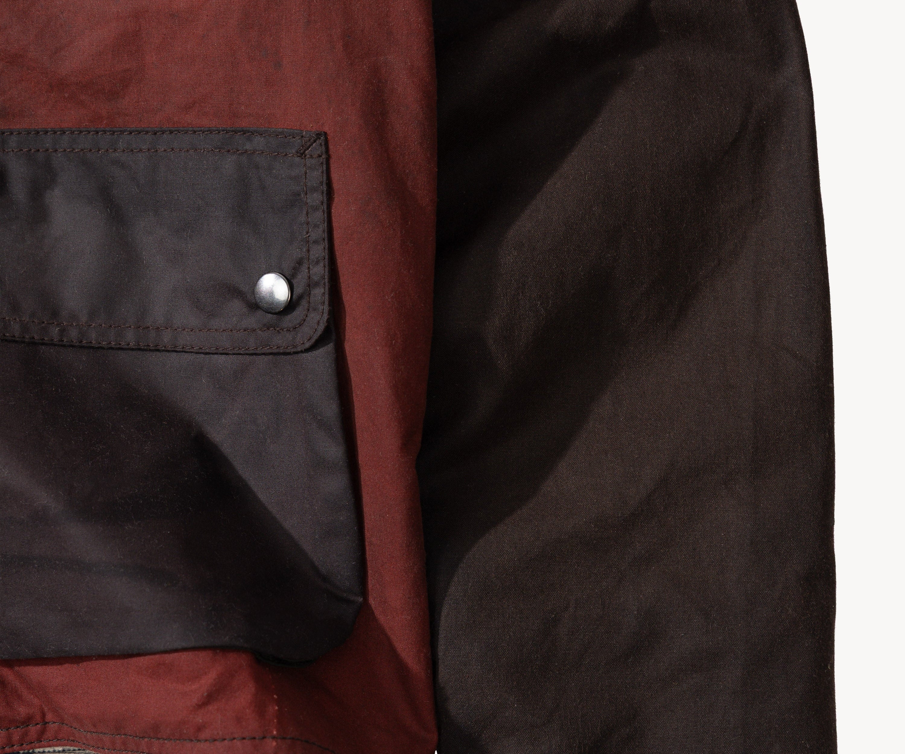 REWORK® KEEPER WAX JACKET - N° 005 Coats & Jackets SMALL / BROWN - BRUT Clothing US