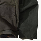 REWORK® KEEPER WAX JACKET - N° 008 Coats & Jackets SMALL / GREEN - BRUT Clothing US