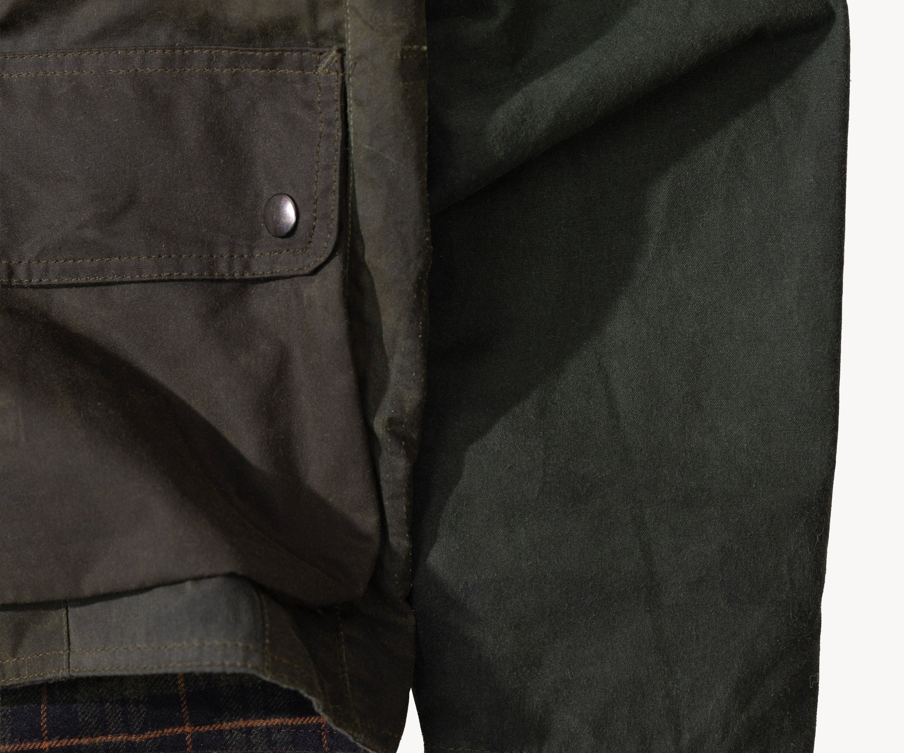REWORK® KEEPER WAX JACKET - N° 008 Coats & Jackets SMALL / GREEN - BRUT Clothing US