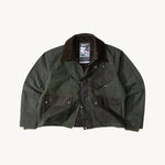 REWORK® KEEPER WAX JACKET - N° 009 Coats & Jackets SMALL / GREEN - BRUT Clothing US