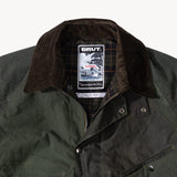 REWORK® KEEPER WAX JACKET - N° 009 Coats & Jackets SMALL / GREEN - BRUT Clothing US