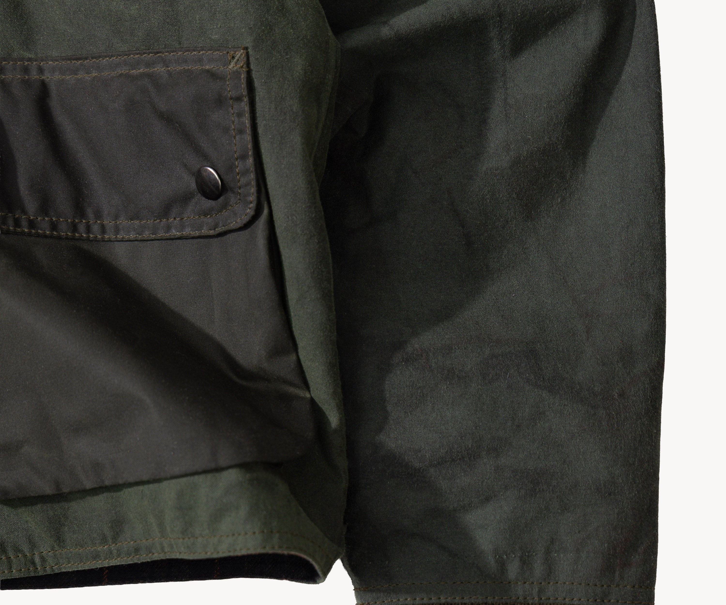 REWORK® KEEPER WAX JACKET - N° 009 Coats & Jackets SMALL / GREEN - BRUT Clothing US