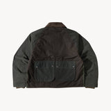 REWORK® KEEPER WAX JACKET - N° 009 Coats & Jackets SMALL / GREEN - BRUT Clothing US