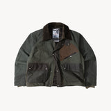 REWORK® KEEPER WAX JACKET - N° 010 Coats & Jackets SMALL / GREEN - BRUT Clothing US