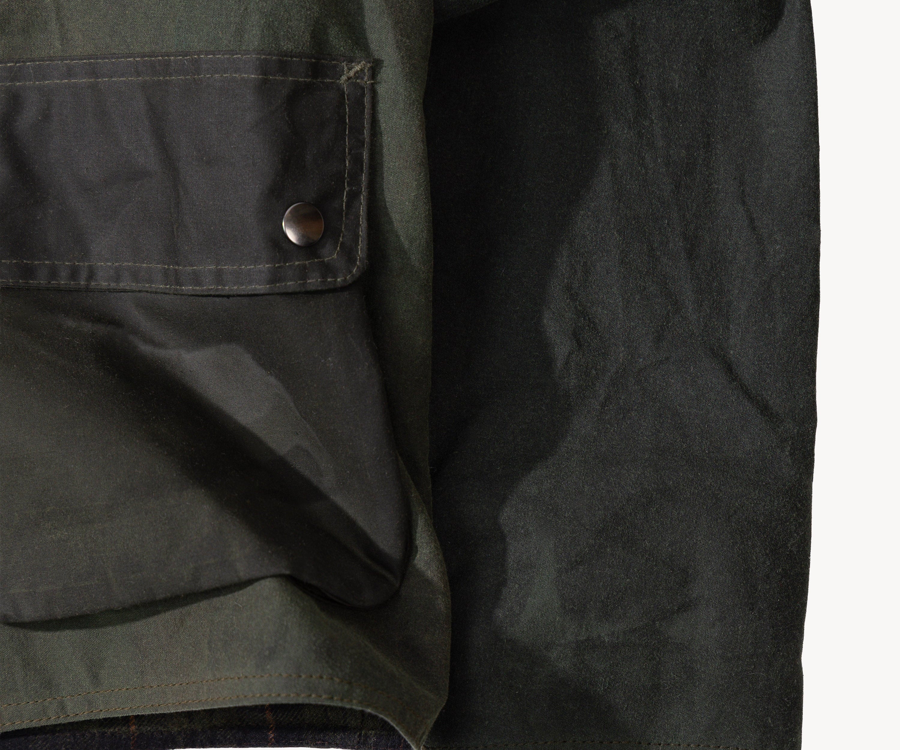 REWORK® KEEPER WAX JACKET - N° 010 Coats & Jackets SMALL / GREEN - BRUT Clothing US