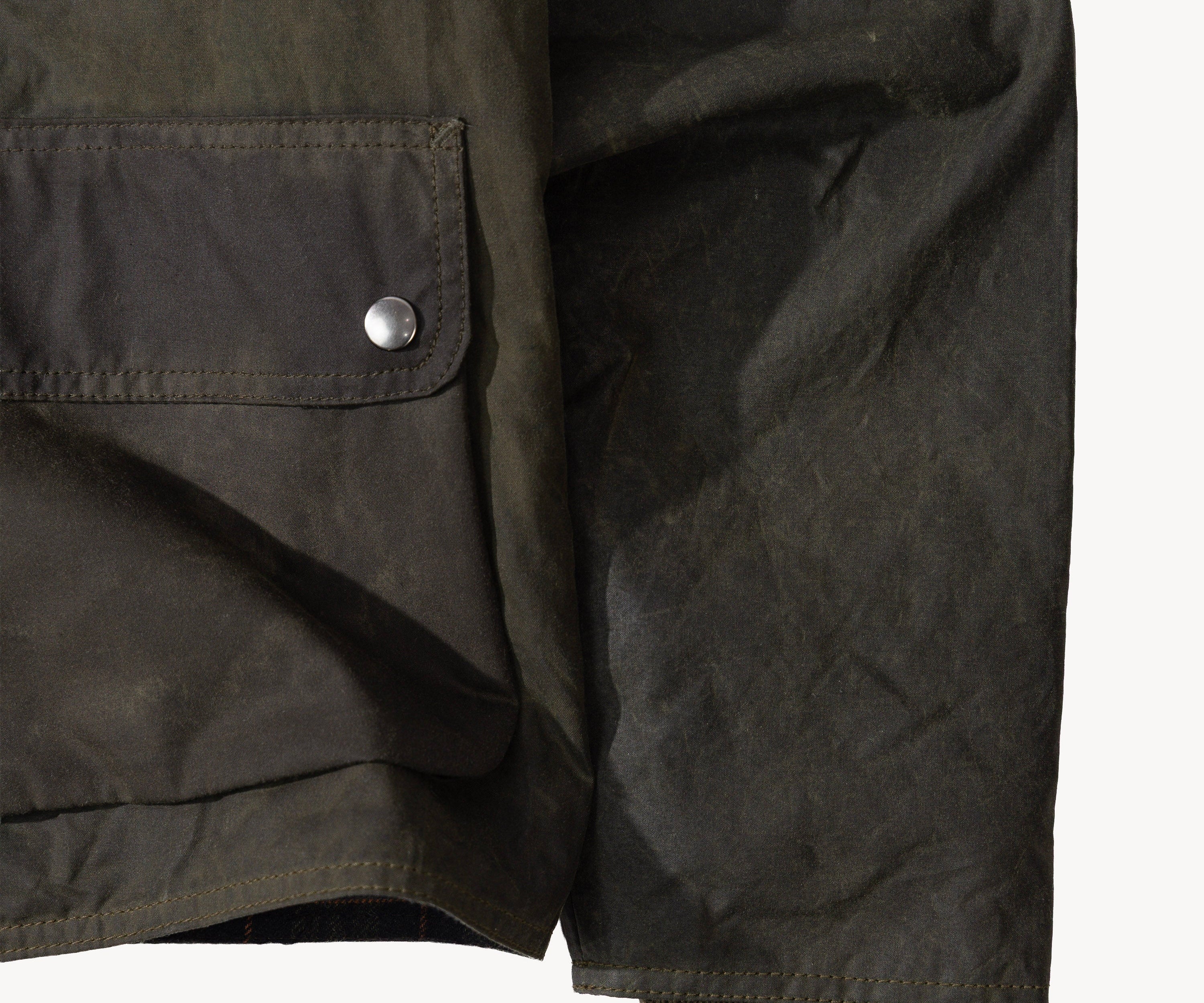 REWORK® KEEPER WAX JACKET - N° 011 Coats & Jackets SMALL / GREEN - BRUT Clothing US