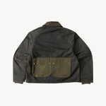 REWORK® KEEPER WAX JACKET - N° 011 Coats & Jackets SMALL / GREEN - BRUT Clothing US
