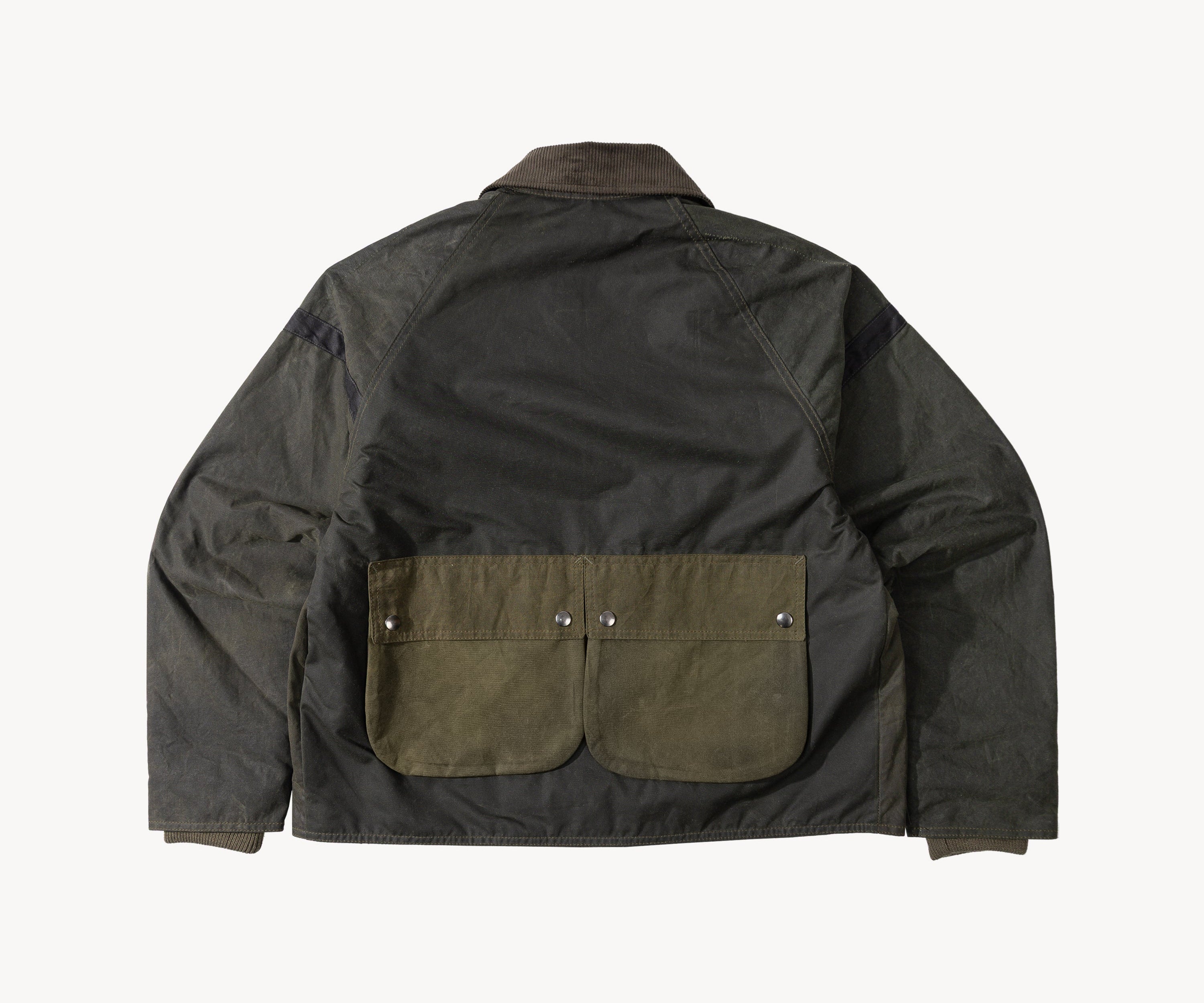 REWORK® KEEPER WAX JACKET - N° 011 Coats & Jackets SMALL / GREEN - BRUT Clothing US