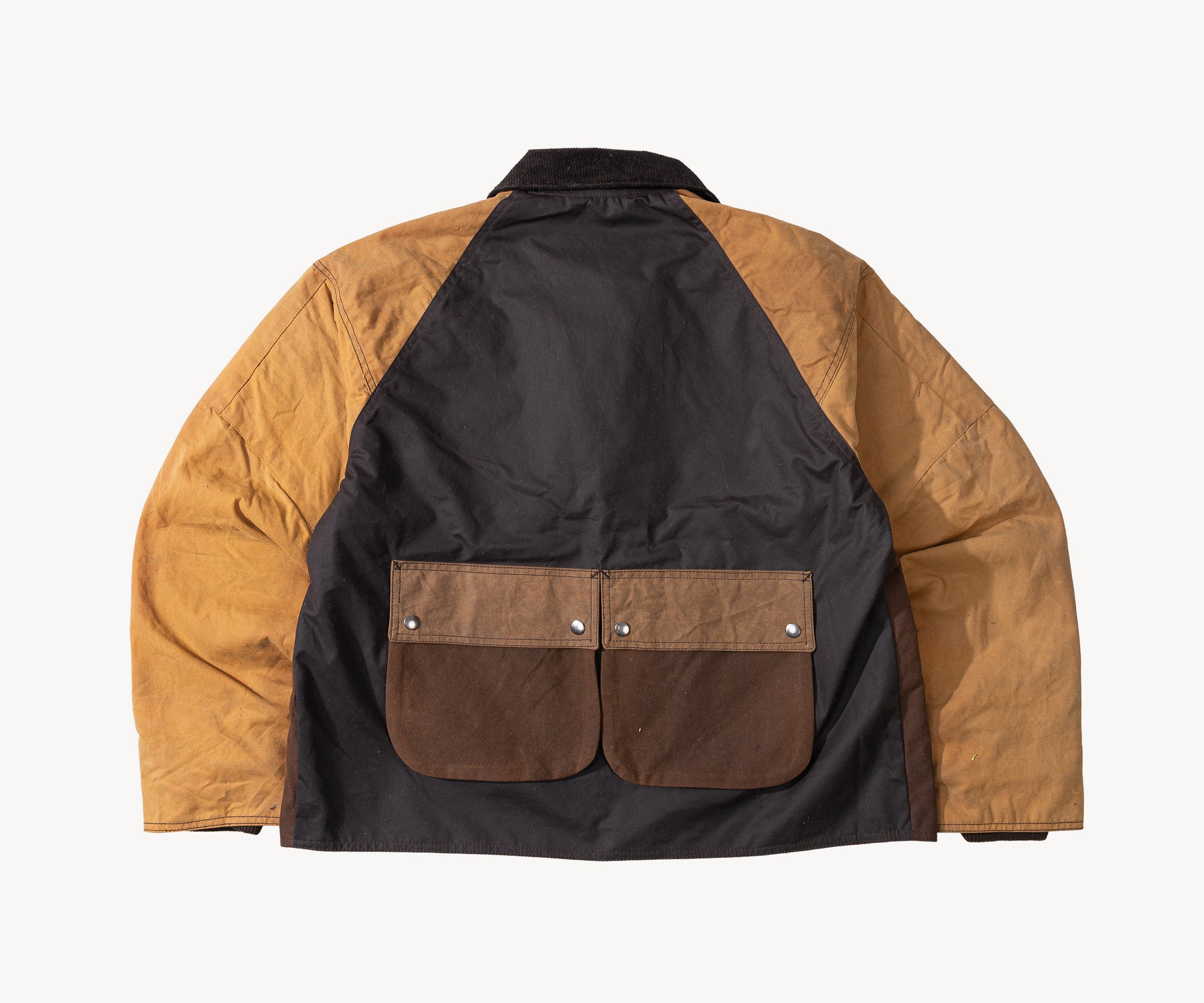 REWORK® KEEPER WAX JACKET - N° 056 Coats & Jackets X-LARGE / BROWN - BRUT Clothing US