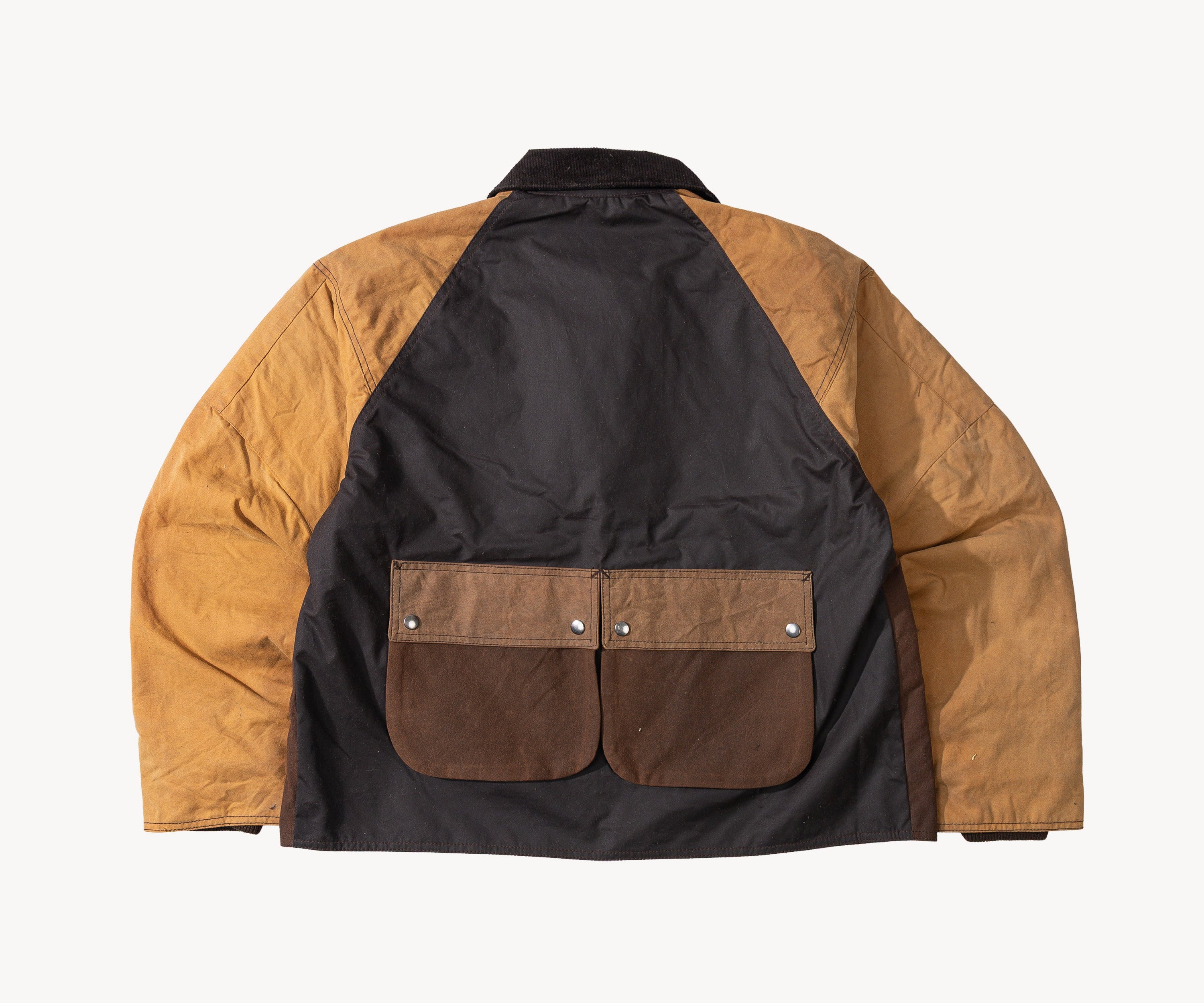 REWORK® KEEPER WAX JACKET - N° 056 Coats & Jackets X-LARGE / BROWN - BRUT Clothing US