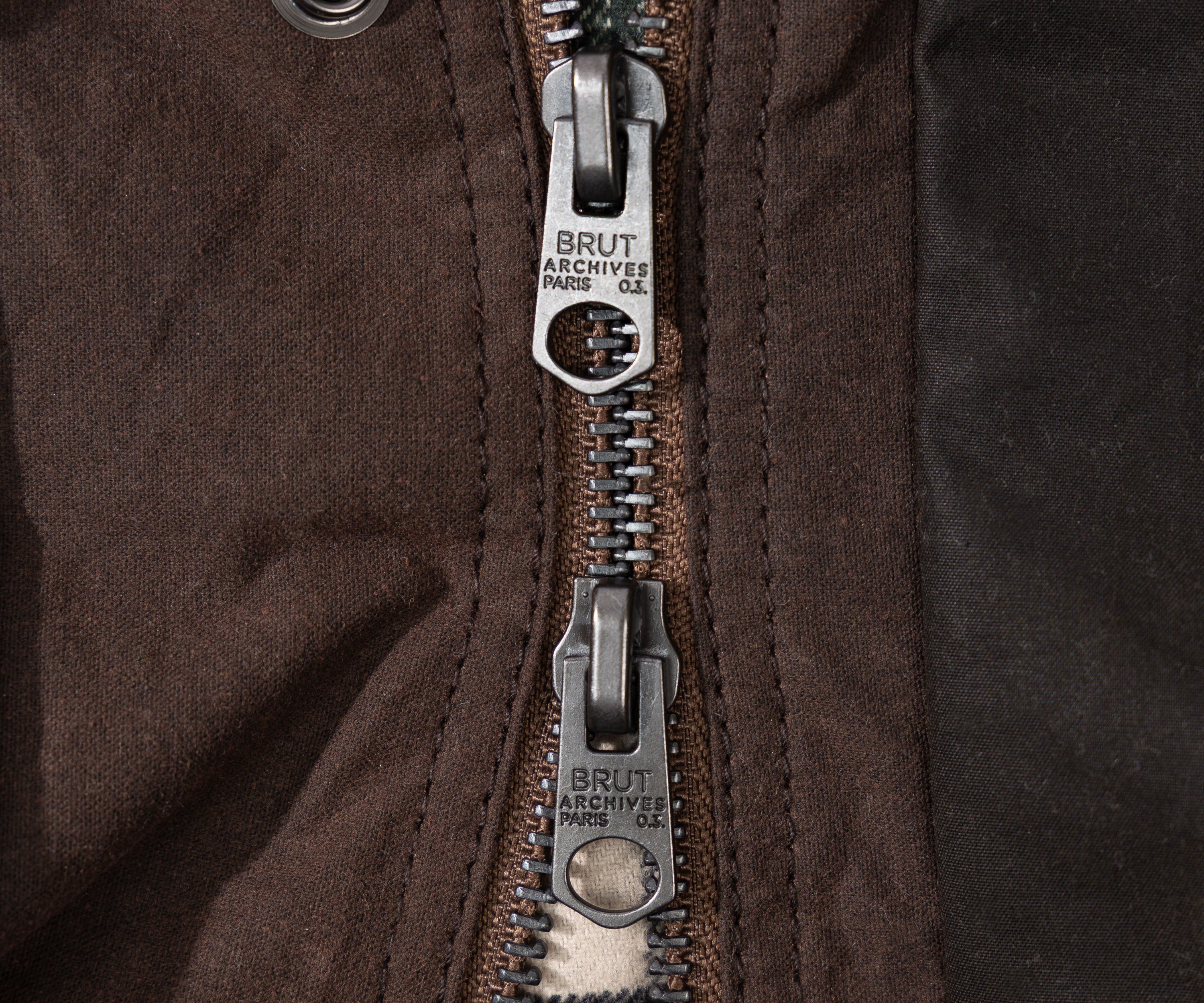 REWORK® KEEPER WAX JACKET - N° 057 Coats & Jackets X-LARGE / BROWN - BRUT Clothing US