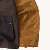 REWORK® KEEPER WAX JACKET - N° 058 Coats & Jackets X-LARGE / BROWN - BRUT Clothing US