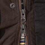 REWORK® KEEPER WAX JACKET - N° 058 Coats & Jackets X-LARGE / BROWN - BRUT Clothing US