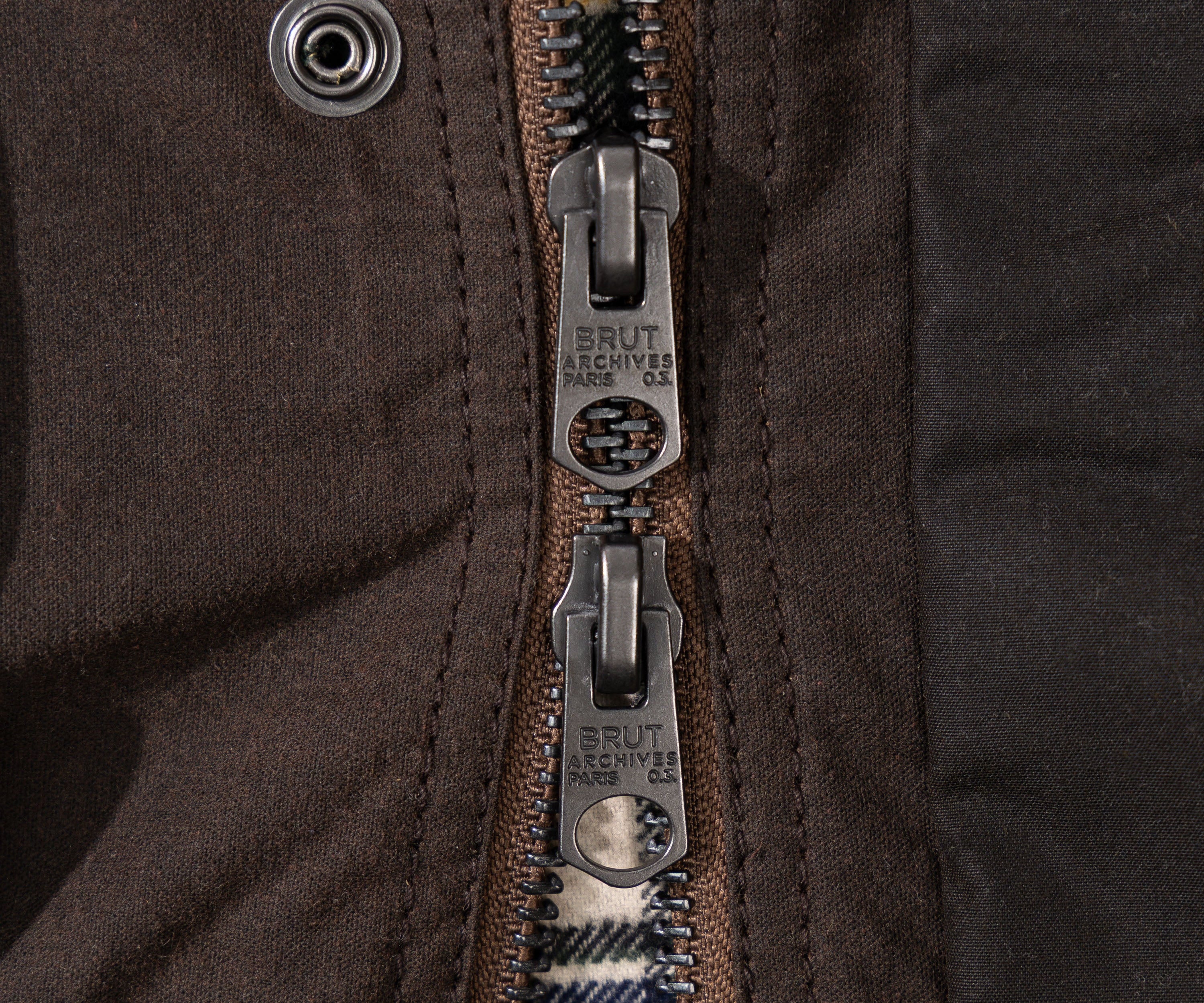 REWORK® KEEPER WAX JACKET - N° 058 Coats & Jackets X-LARGE / BROWN - BRUT Clothing US