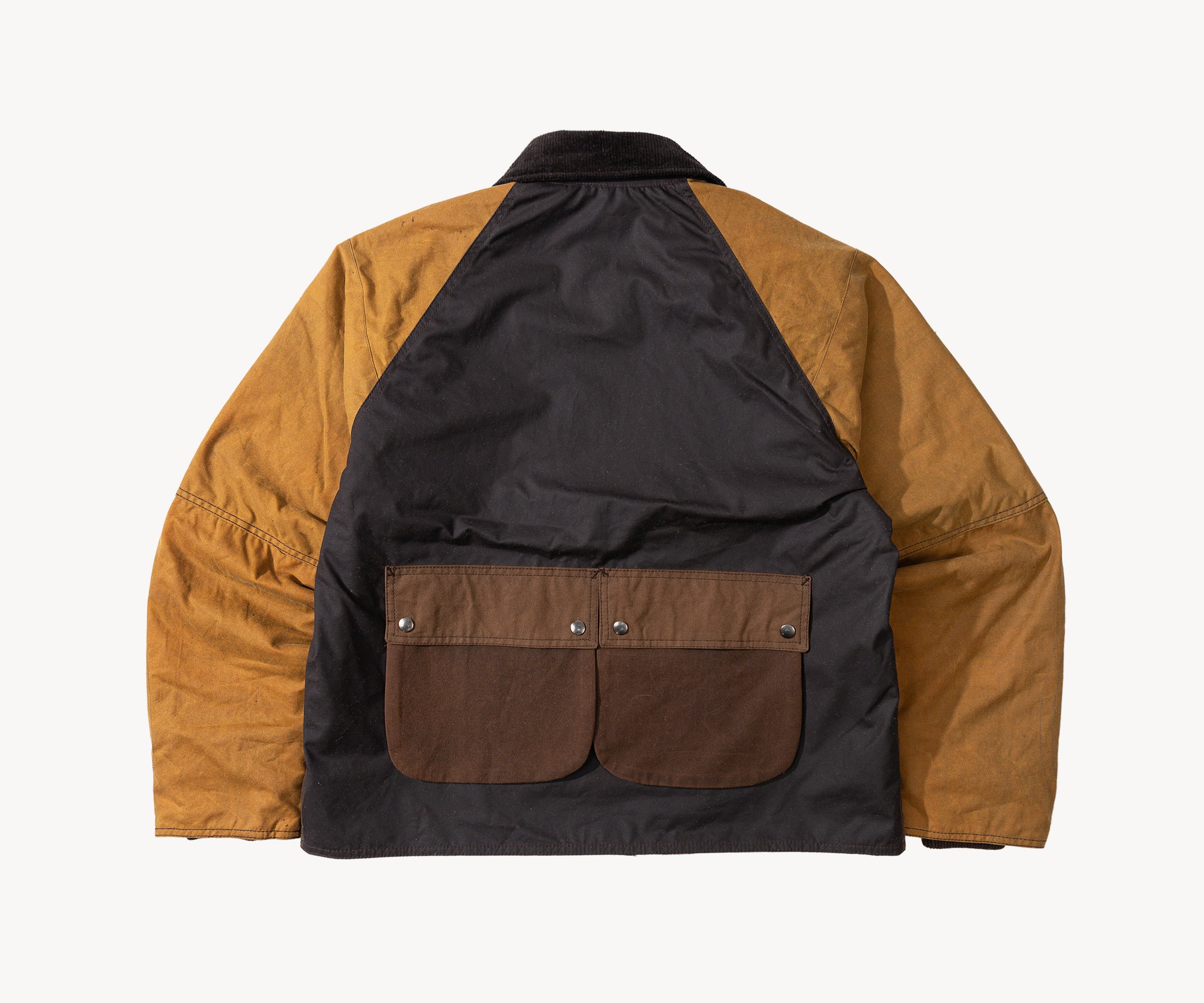 REWORK® KEEPER WAX JACKET - N° 058 Coats & Jackets X-LARGE / BROWN - BRUT Clothing US