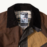 REWORK® KEEPER WAX JACKET - N° 059 Coats & Jackets X-LARGE / BROWN - BRUT Clothing US