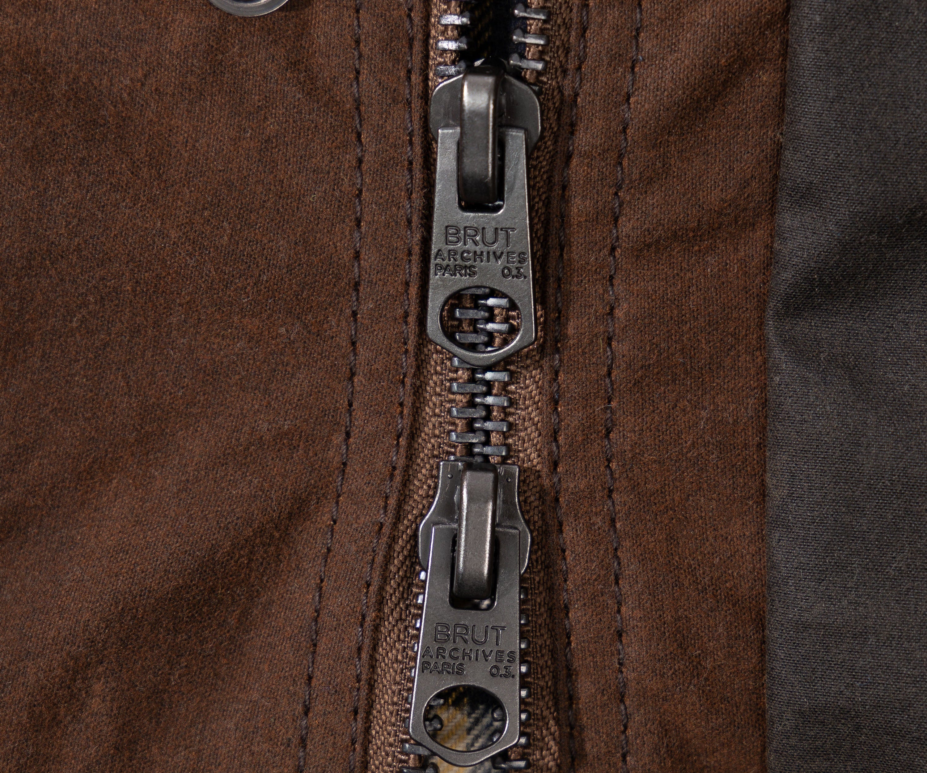 REWORK® KEEPER WAX JACKET - N° 059 Coats & Jackets X-LARGE / BROWN - BRUT Clothing US