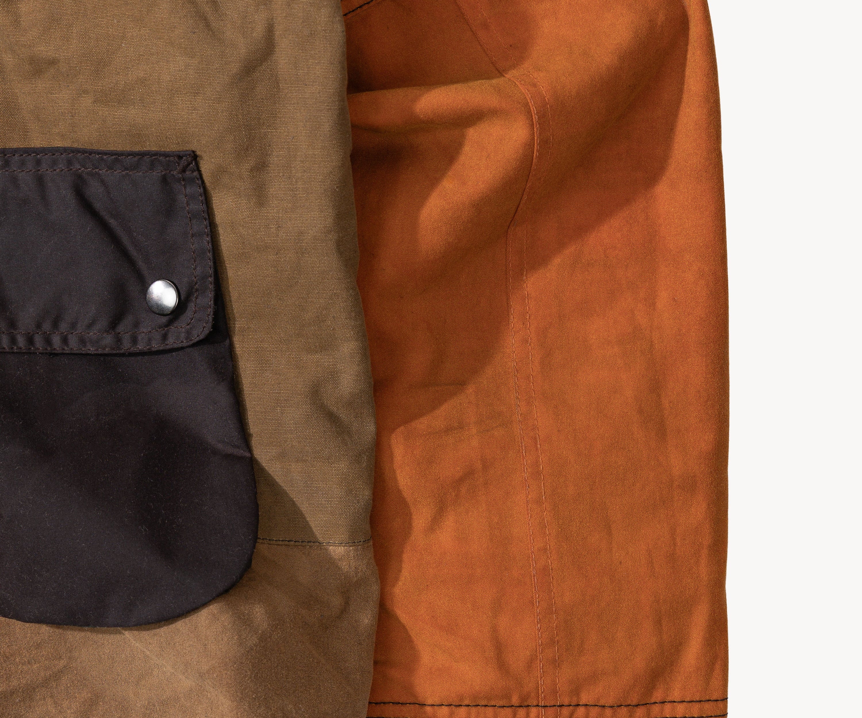 REWORK® KEEPER WAX JACKET - N° 060 Coats & Jackets X-LARGE / BROWN - BRUT Clothing US