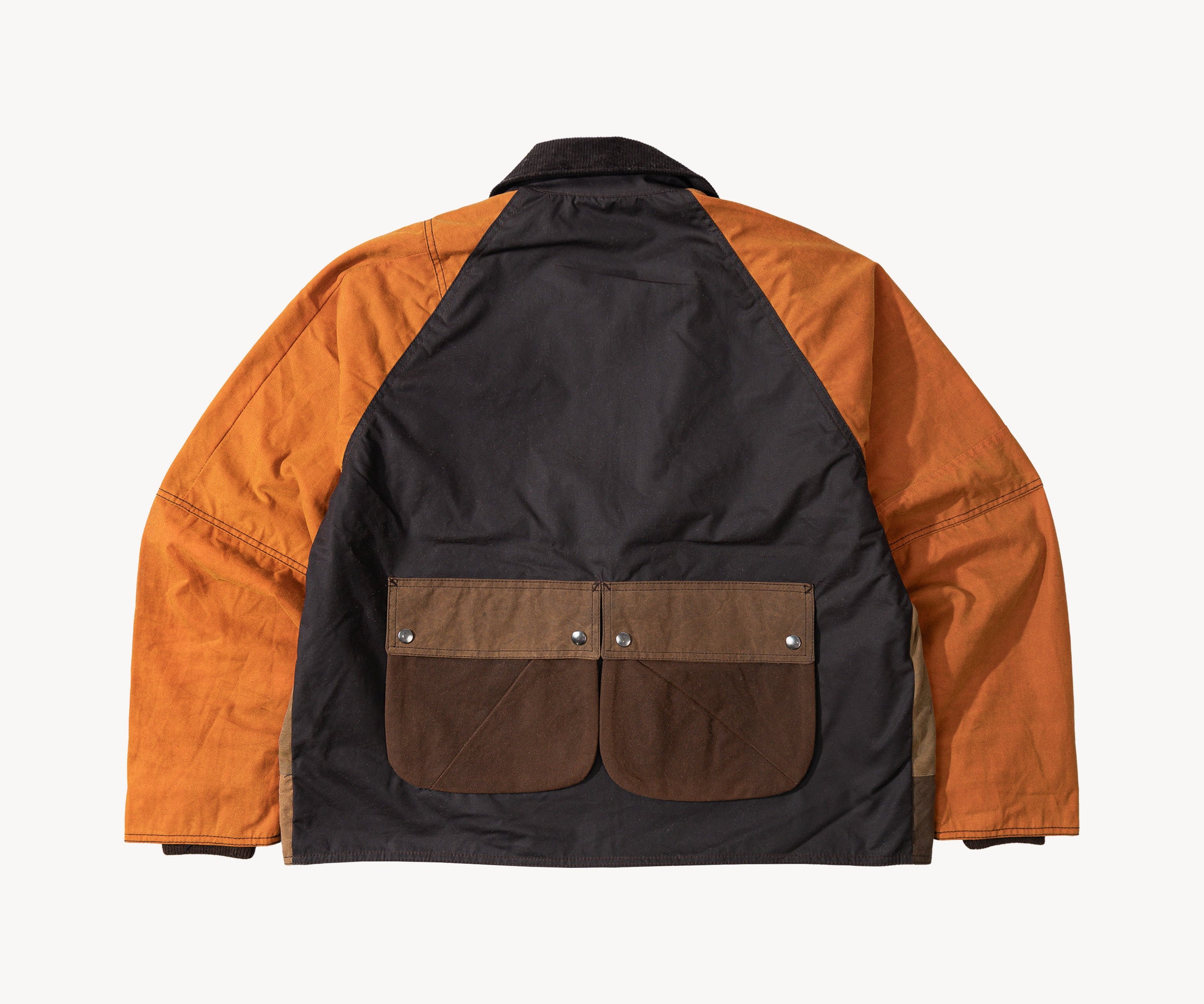 REWORK® KEEPER WAX JACKET - N° 060 Coats & Jackets X-LARGE / BROWN - BRUT Clothing US