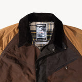 REWORK® KEEPER WAX JACKET - N° 056 Coats & Jackets X-LARGE / BROWN - BRUT Clothing US