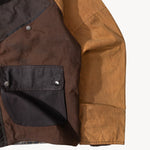 REWORK® KEEPER WAX JACKET - N° 056 Coats & Jackets X-LARGE / BROWN - BRUT Clothing US